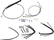 Burly Brand Cable & Brake Line Kit for 14" Ape Handlebars
