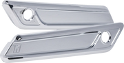 Kodlin USA Chrome Billet Aluminum Saddlebag Latch Covers Pair