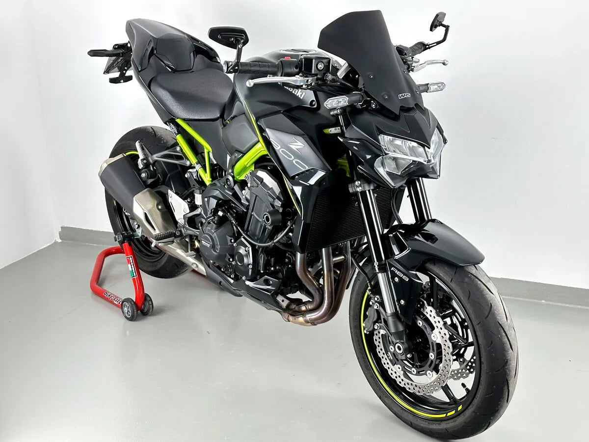 Wrs Windscreen - Naked Bike - Black Matte