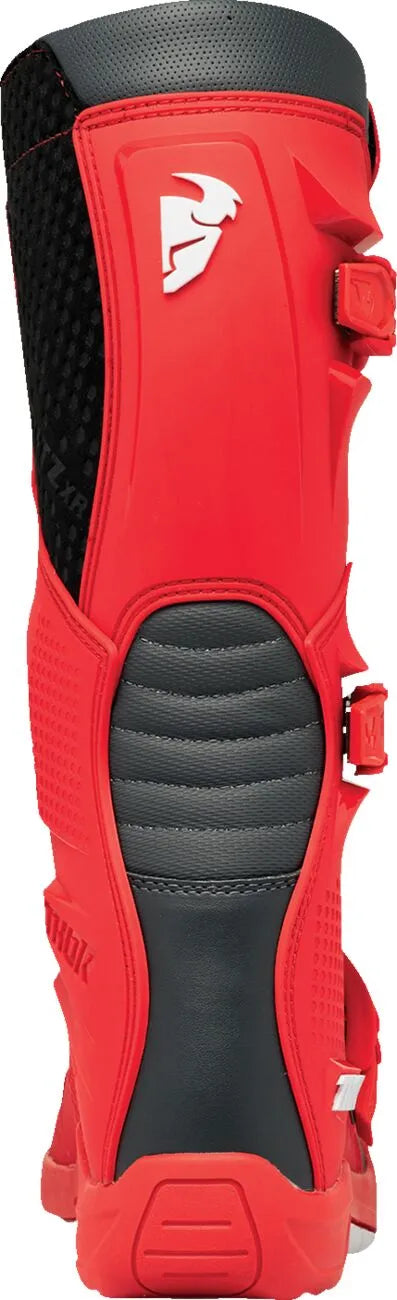 Thor Blitz XR Boots Red Charcoal