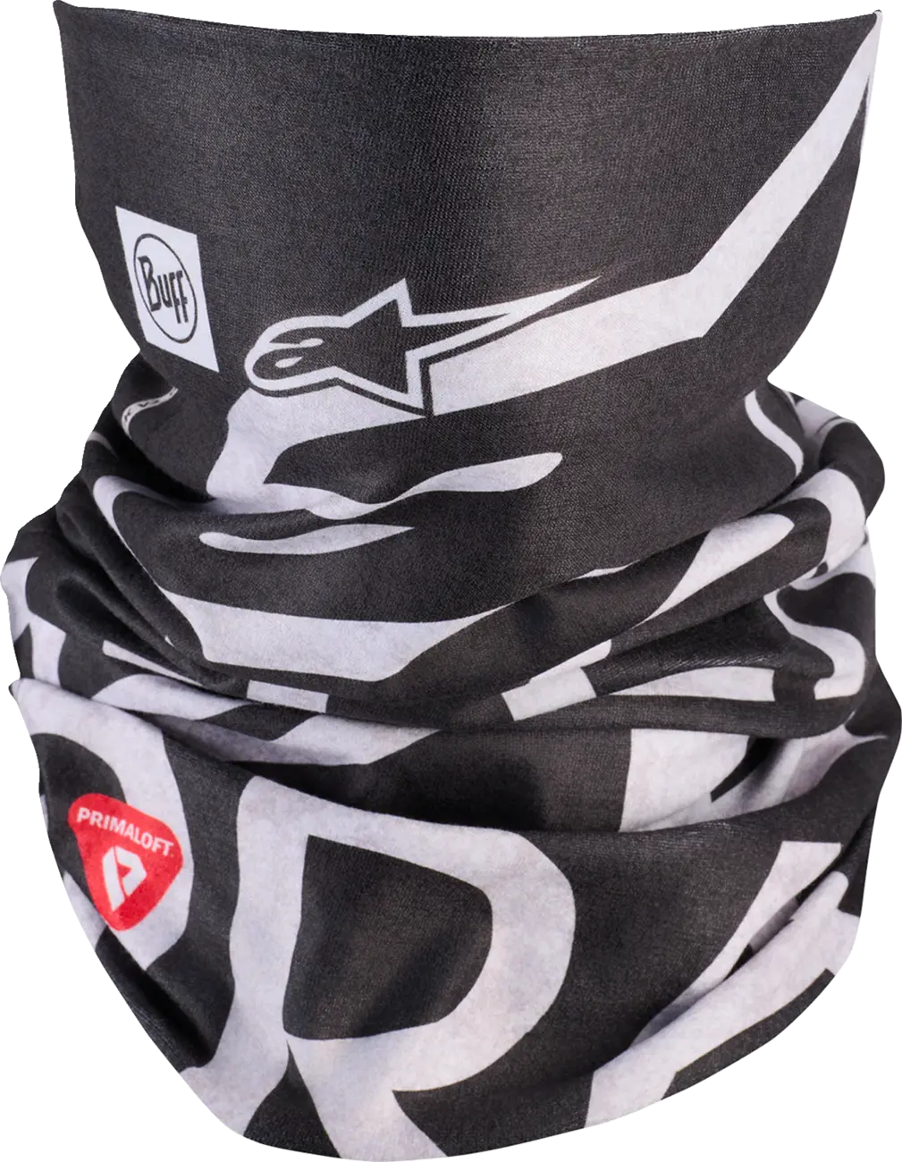 Buff Peaks PrimaLoft Neck Tube Black/Gray