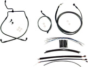 MAGNUM SHIELDING Black Pearl Handlebar Kit for 15-17" Ape Hanger