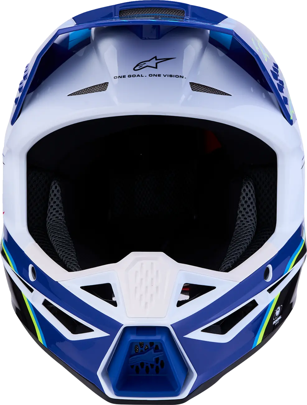 Alpinestars SM3 Falcon Youth Helmet Blue/Black/Pink Yellow