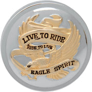 Drag Specialties "Live To Ride" Gas Cap