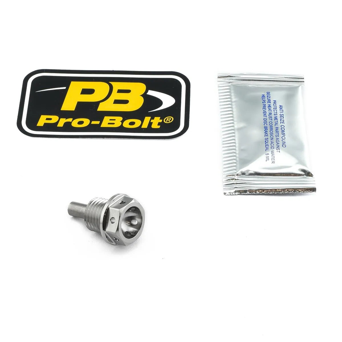 Pro Bolt Titanium Magnetic Sump Drain Bolt M14x1.5