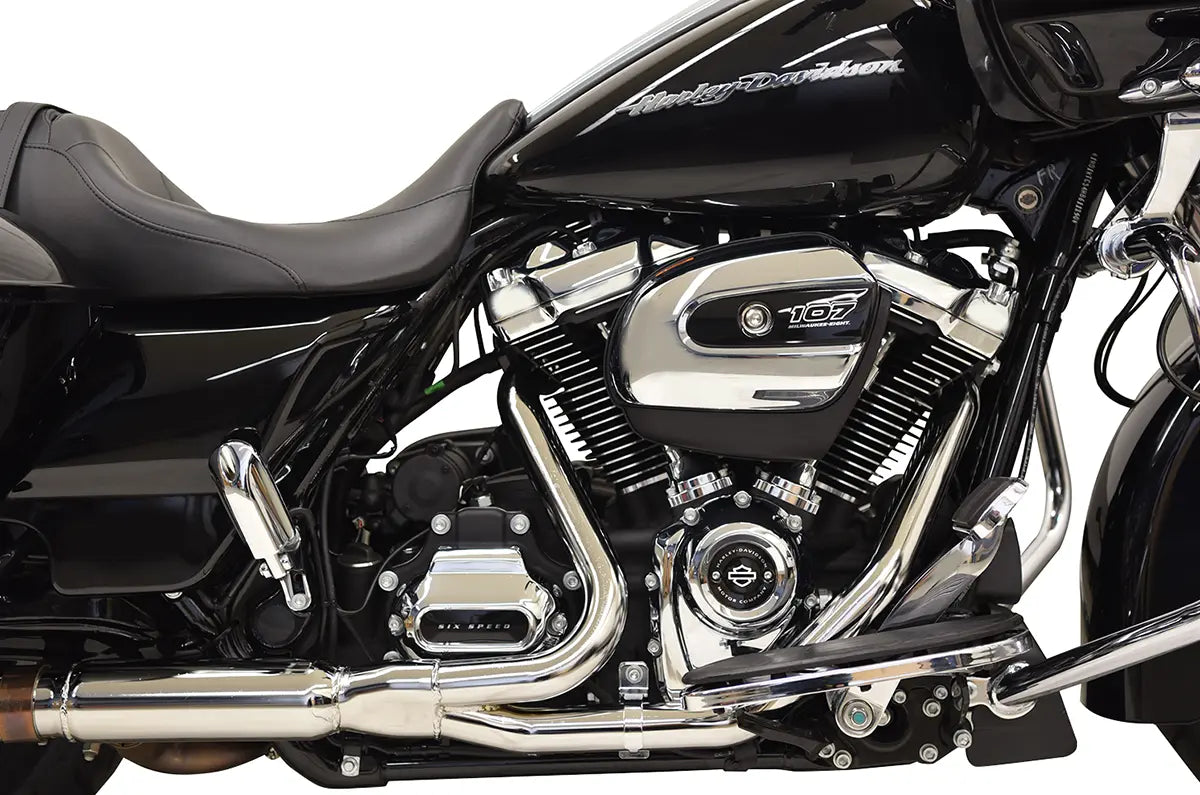 Bassani Xhaust 2x2 Dual Headpipes Für Oem Bagger Slip-ons