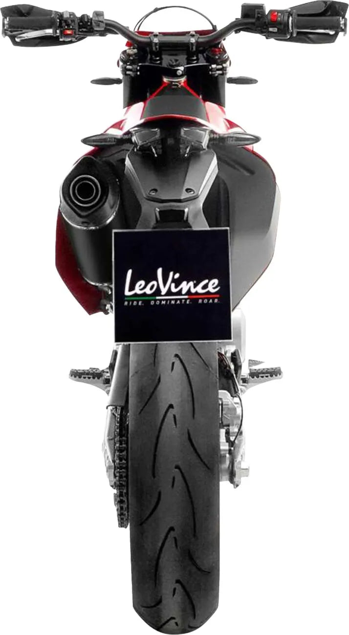 Leovince Nero Slip-On Schalldämpfer mit Carbon-Endkappe