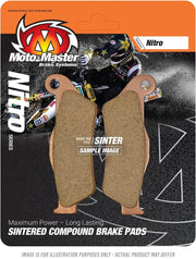 Moto-master Nitro Brake Pads Sintered Metal - Front & Rear