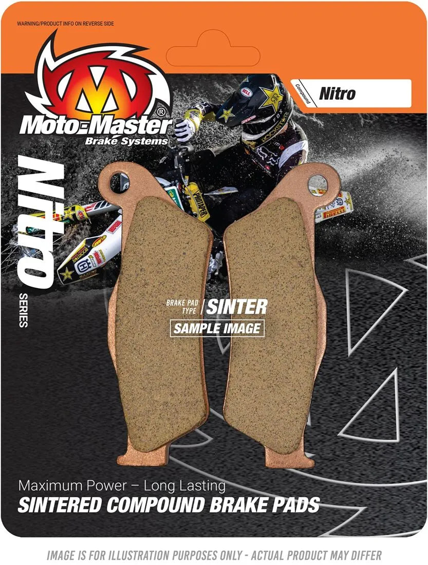 Moto-master Nitro Brake Pads Sintered Metal - Front & Rear