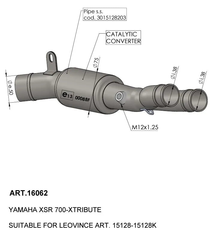 Leovince Catalytic Converter Manifold
