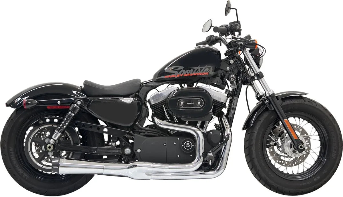 Bassani Xhaust Road Rage II Mega Power 2:1 Chrom Auspuffanlage - Leistungssteigerung Pur!