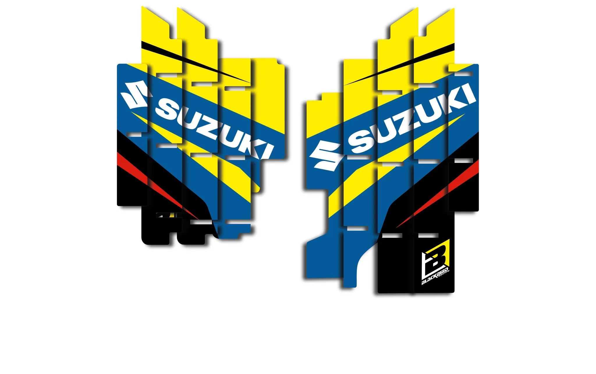 Blackbird Racing Rad Louver Decals For Suzuki