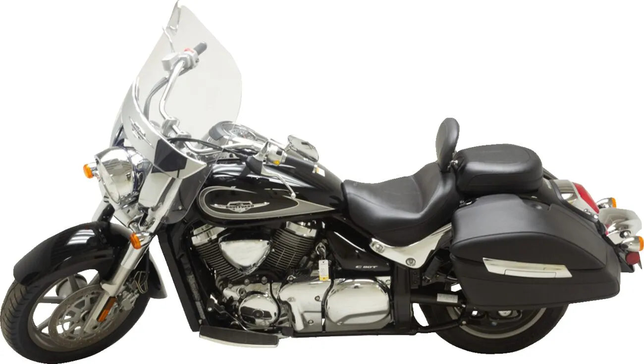 Pillion Mustang Recessed Wide Touring Seat - For SUZUKI