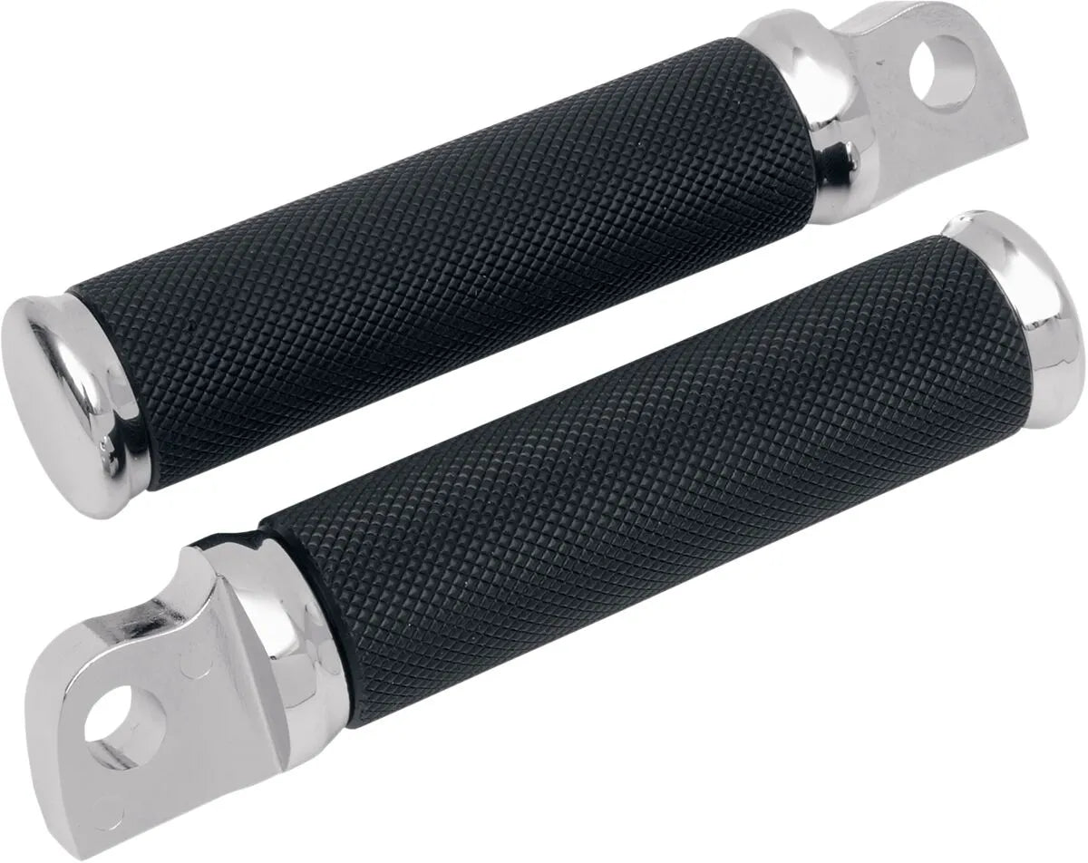 Drag Specialties Foot Pegs - Black Nylon Insets