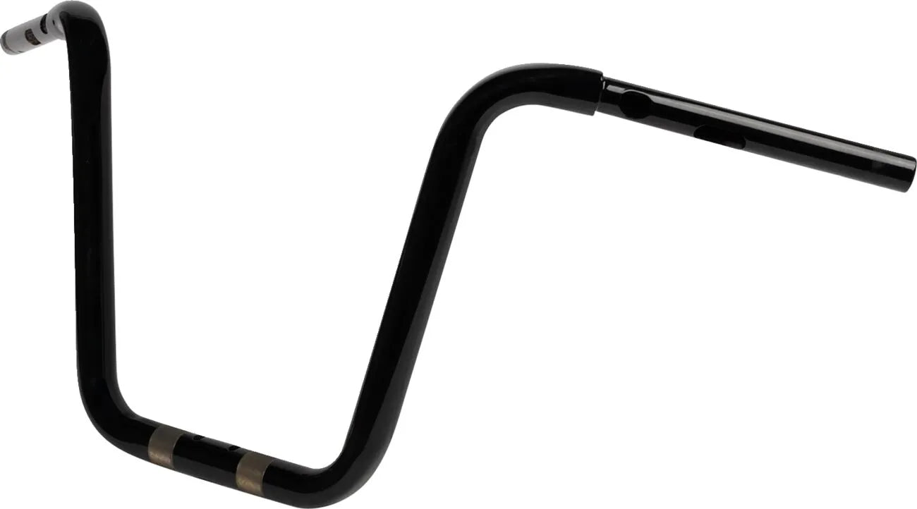 La Choppers Twin Round 12" Black Handlebar