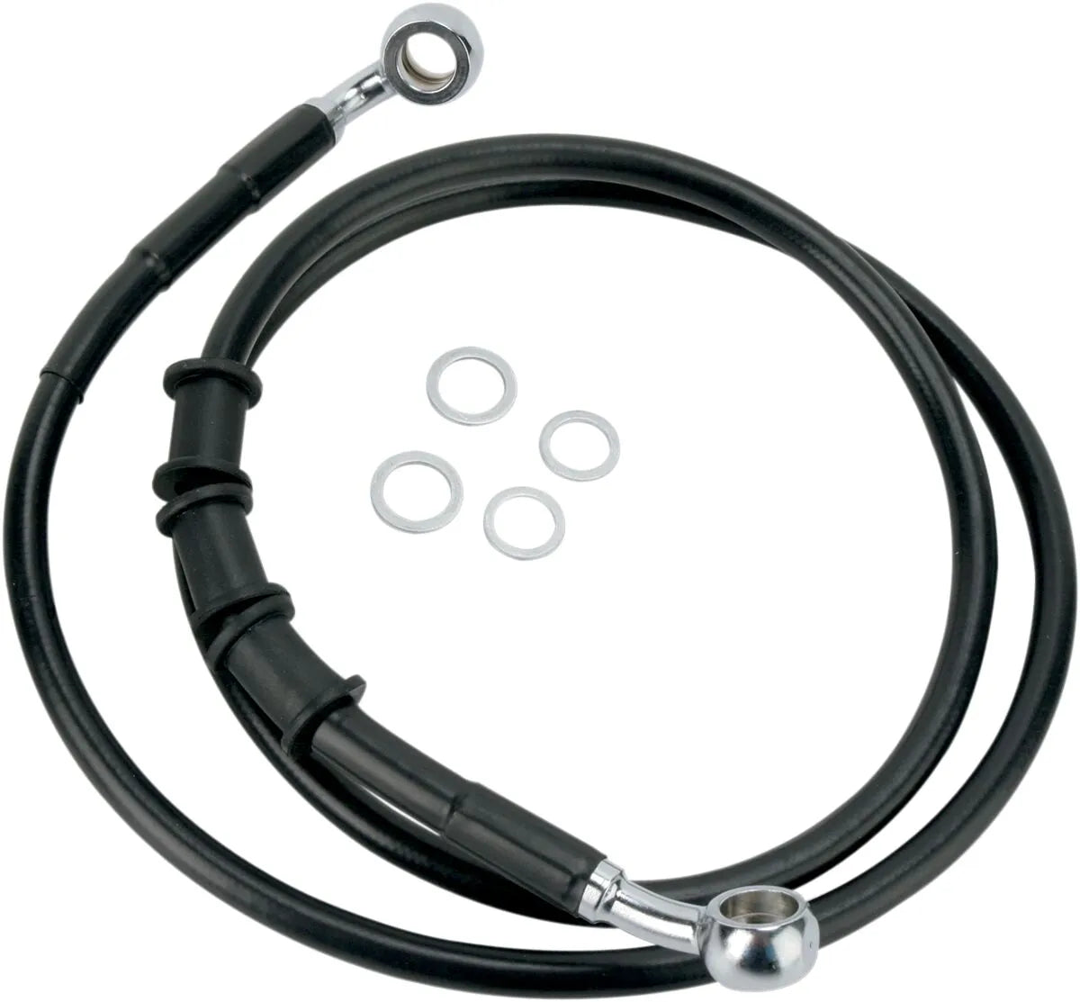 Drag Specialties Edelstahl Bremsleitungskit 42"