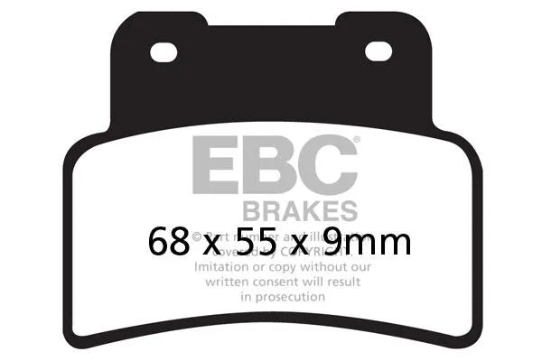 Ebc Sfa-hh Sinter-Roller Bremsbeläge - Vorne