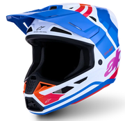 Alpinestars S-M7 Core Helmet White/Blue/Pink