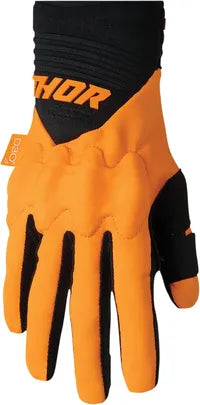 Thor Rebound Gloves - Black/Fluorescent Orange