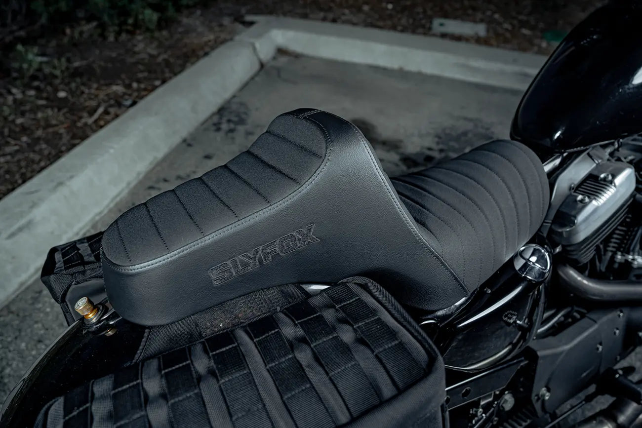 Slyfox High Noon Seat - Ultimate Comfort - For Harley Davidson