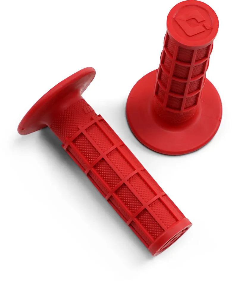 Odi Ruffian Mx Grips - Full Waffle, Red