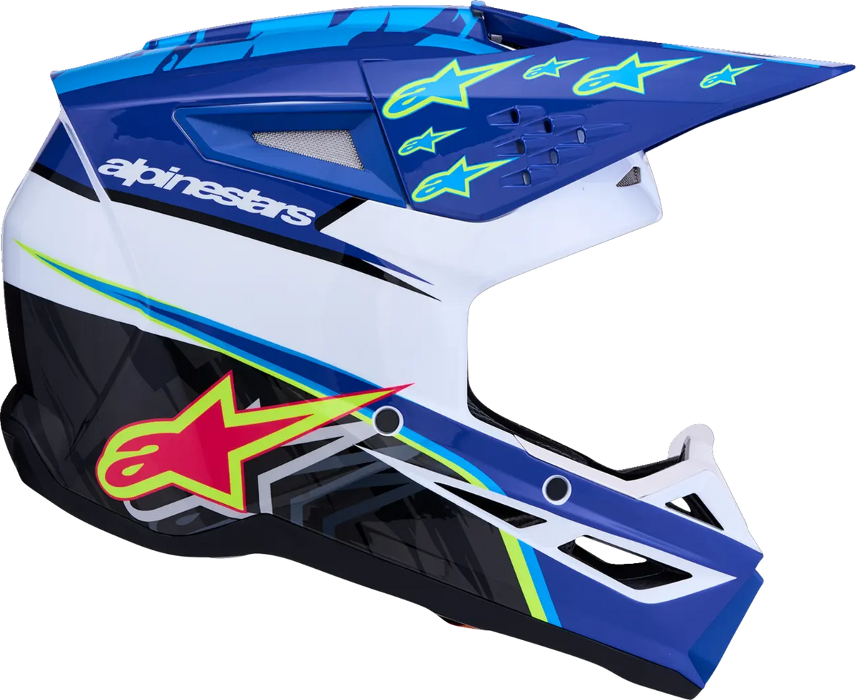 Alpinestars SM3 Falcon Helmet Blue/Black/Pink