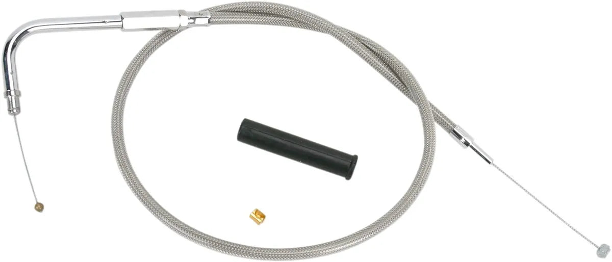 DRAG SPECIALTIES Stainless Braided Throttle Cable