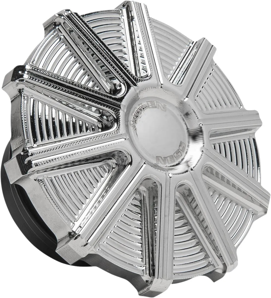 Arlen Ness Vented Gas Cap - Chrome Billet Aluminum