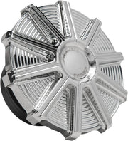 Arlen Ness Vented Gas Cap - Chrome Billet Aluminum