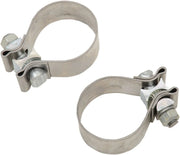 Khrome Werks Stainless Steel Muffler Clamps For 2" Exhaust