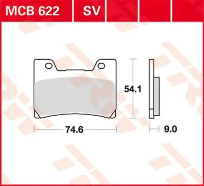 Trw Sv Series Sintermetall-Bremsbeläge - Vorne