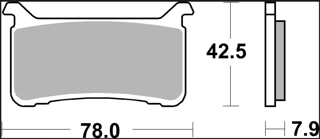 Brembo RC Carbon Ceramic Racing Upgrade Line Brake Pad