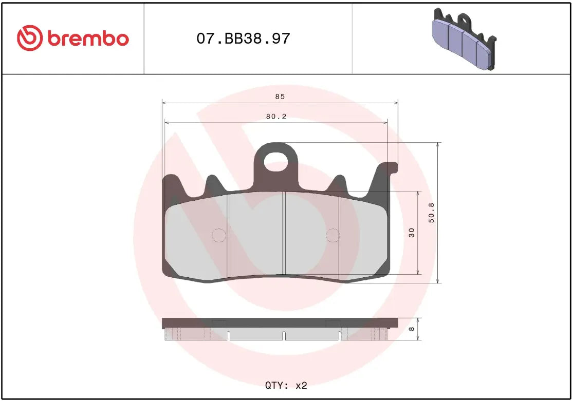 Brembo Genuine Sinter Prime Line Bremsbeläge