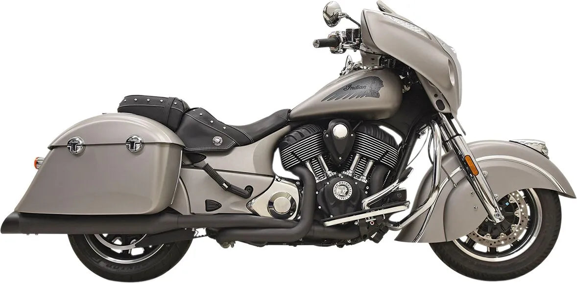 Bassani Xhaust True Dual Auspuffanlage Komplettsystem Schwarz