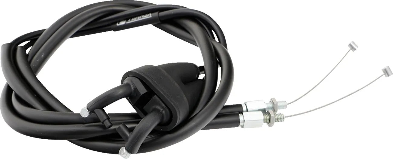 Moose Offroad Hard-Parts Black Vinyl Dual Throttle Cable