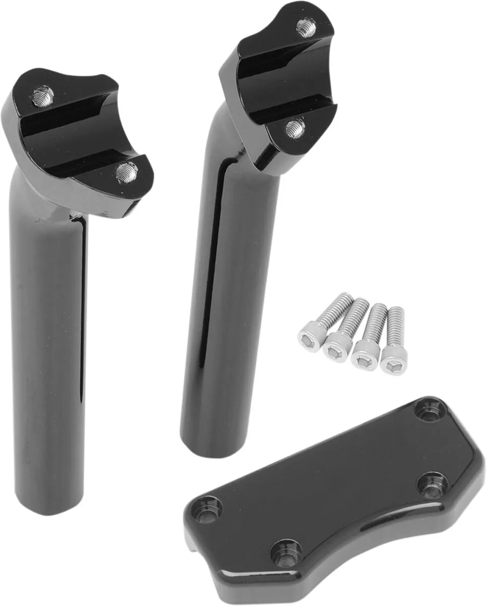 Drag Specialties Handlebar Riser Kit - 9.5" Black