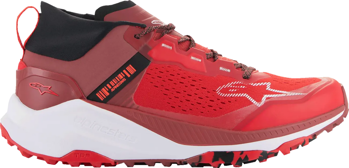 Alpinestars Meta XR V2 Shoes Brown Red Dark Red White