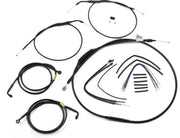 Burly Brand Complete Handlebar Cable/Line Kit for Ape Hangers