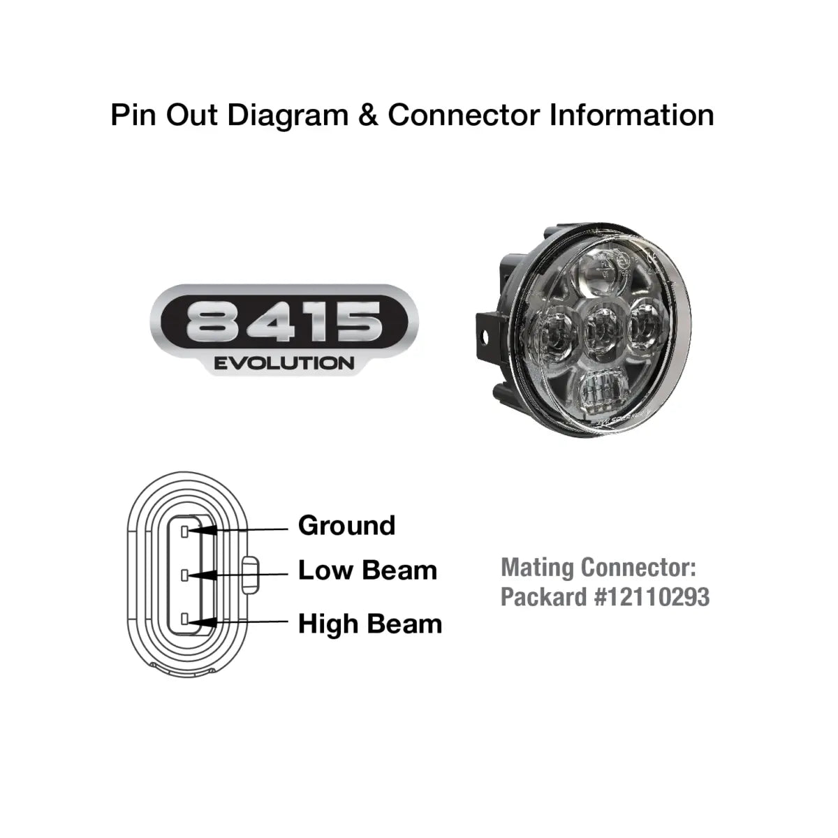 J.w. Speaker Led Atv/utv Headlights