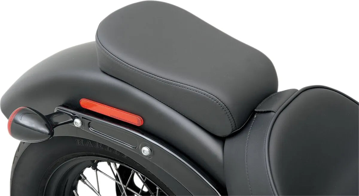 Drag Specialties Rear Solo Seat - Black - For Harley Davidson