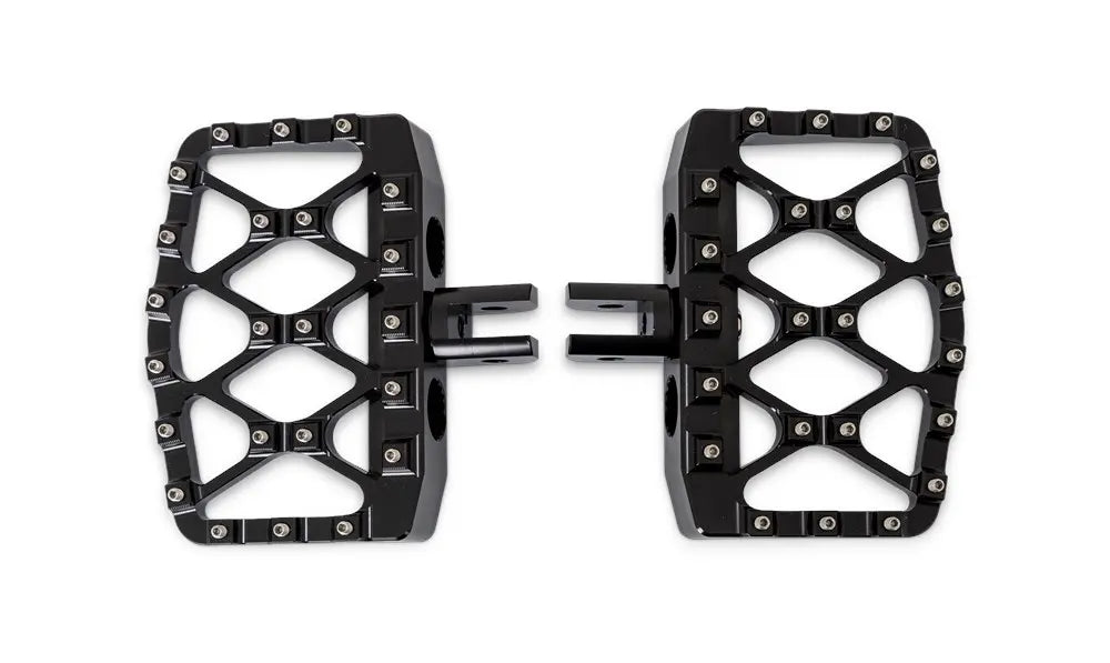 Burly Brand X-Evolution Mini Floorboards Black M8 for Softail
