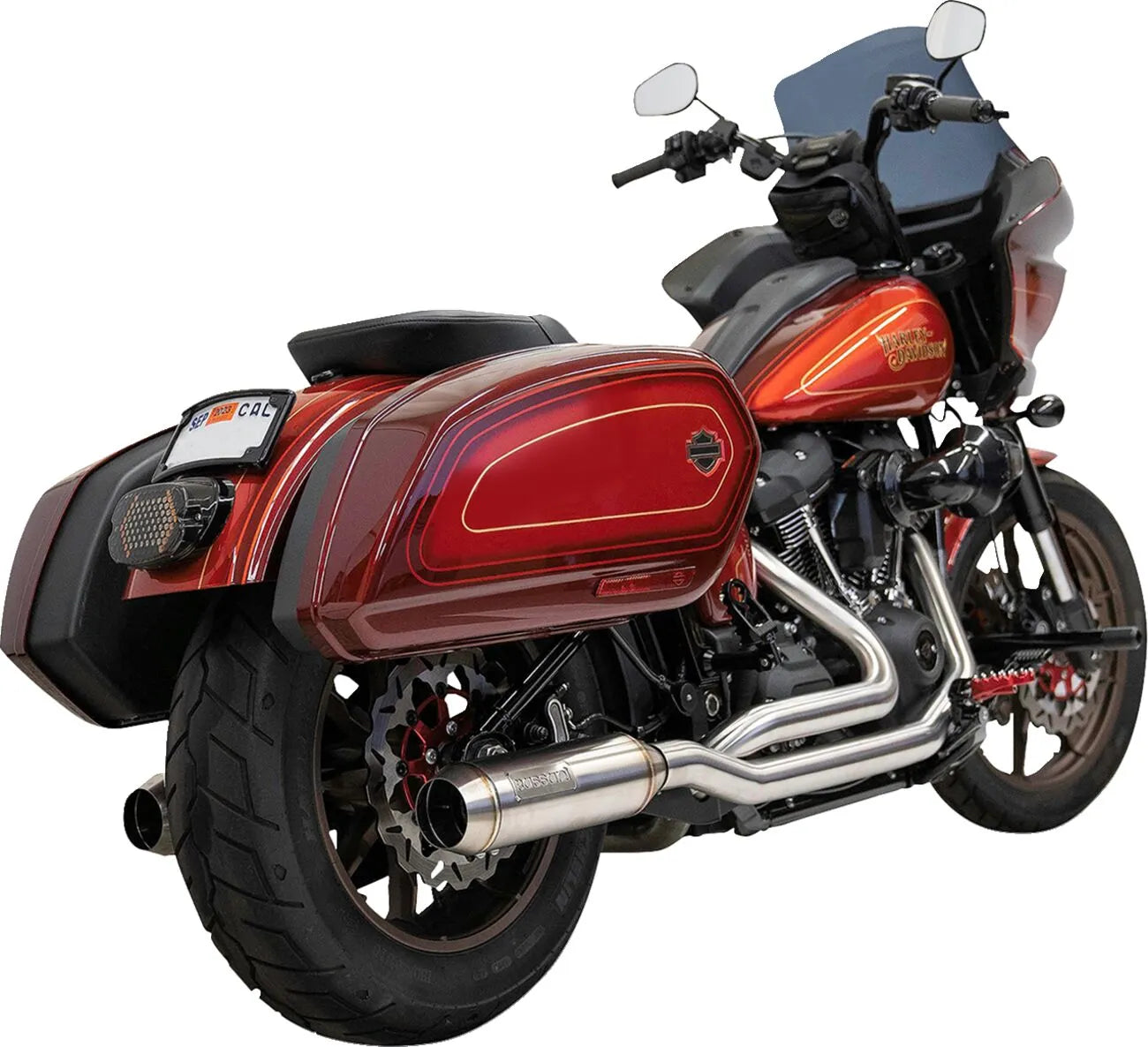 Bassani Xhaust True Dual Auspuffanlage mit 4" Schalldämpfer