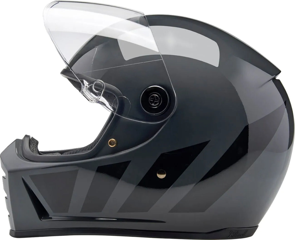 Biltwell Lane Splitter Helmet Gloss Storm Inertia