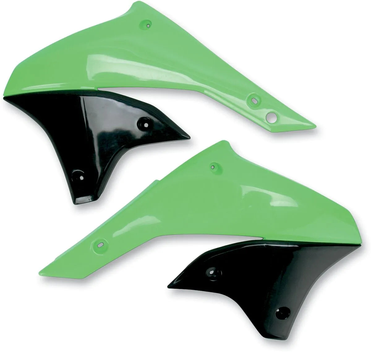 Ufo Replacement Radiator Shrouds For Kawasaki Kx Models