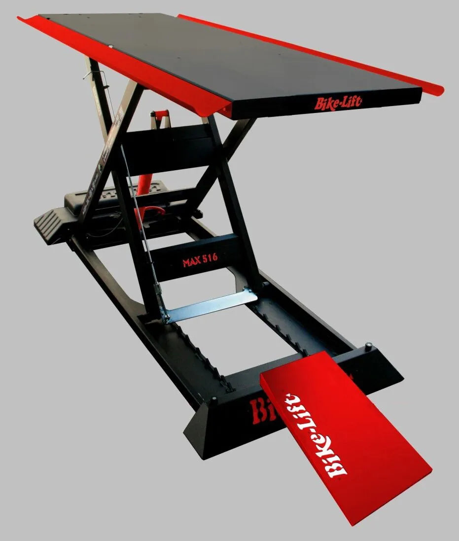 Bike Lift Max 516 Electro-Hydraulic Scissor Lift 500 kg Black/Red