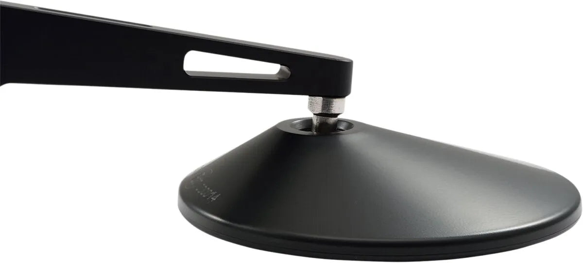 Daytona Bar End Mirror - Black Aluminum