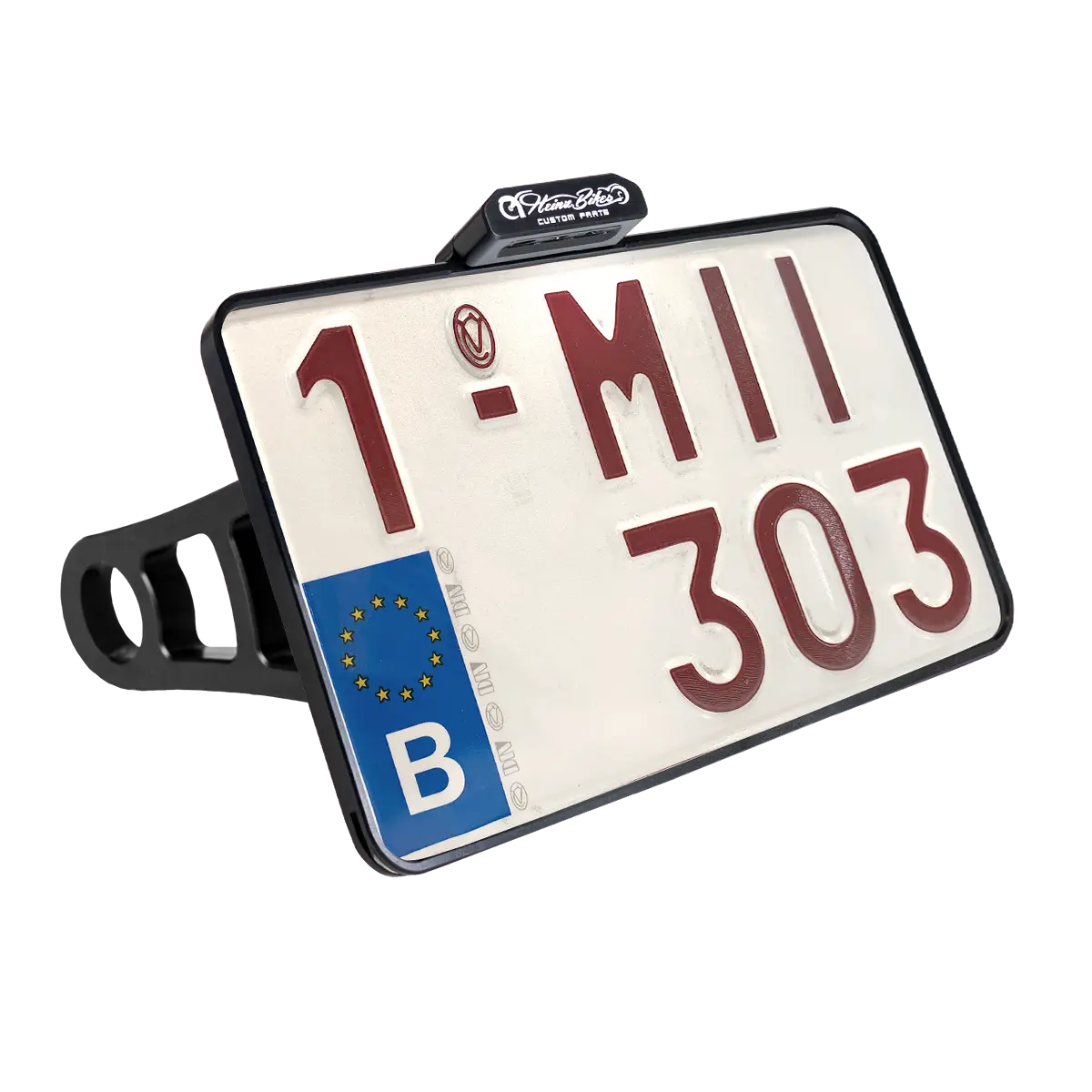 Heinz Bikes License Plate Side Mounts For 3/4" Axles
