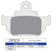 DP Brakes Standard Sintermetall Bremsbeläge - Vorne