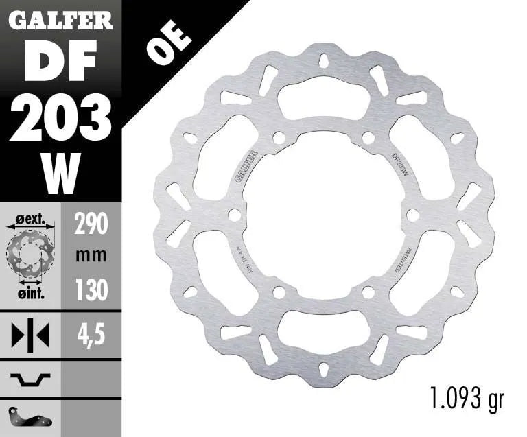 Galfer Wave Bremsscheibe für Motorräder - Vorne
