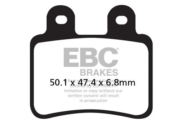 Ebc Sfac Carbon Scooter Brake Pads For Enhanced Durability